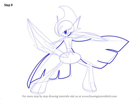 how to draw mega gallade|How To Draw Mega Gallade Step By Step .